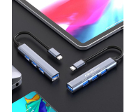Qoltec USB-C 3x USB 2.0, 1x USB 3.0 - 1213289 - zdjęcie 7